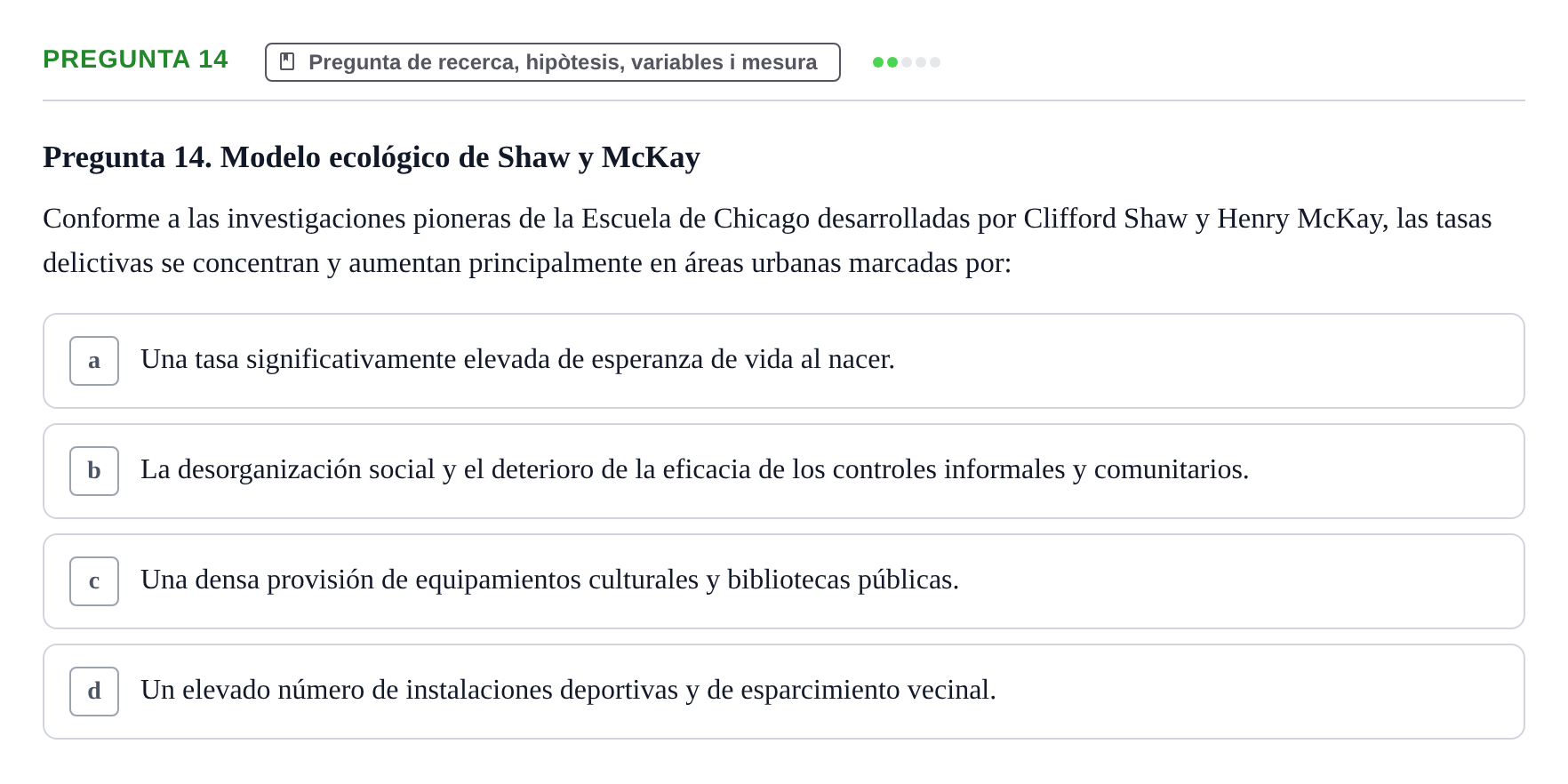 Enunciado: Pregunta 14