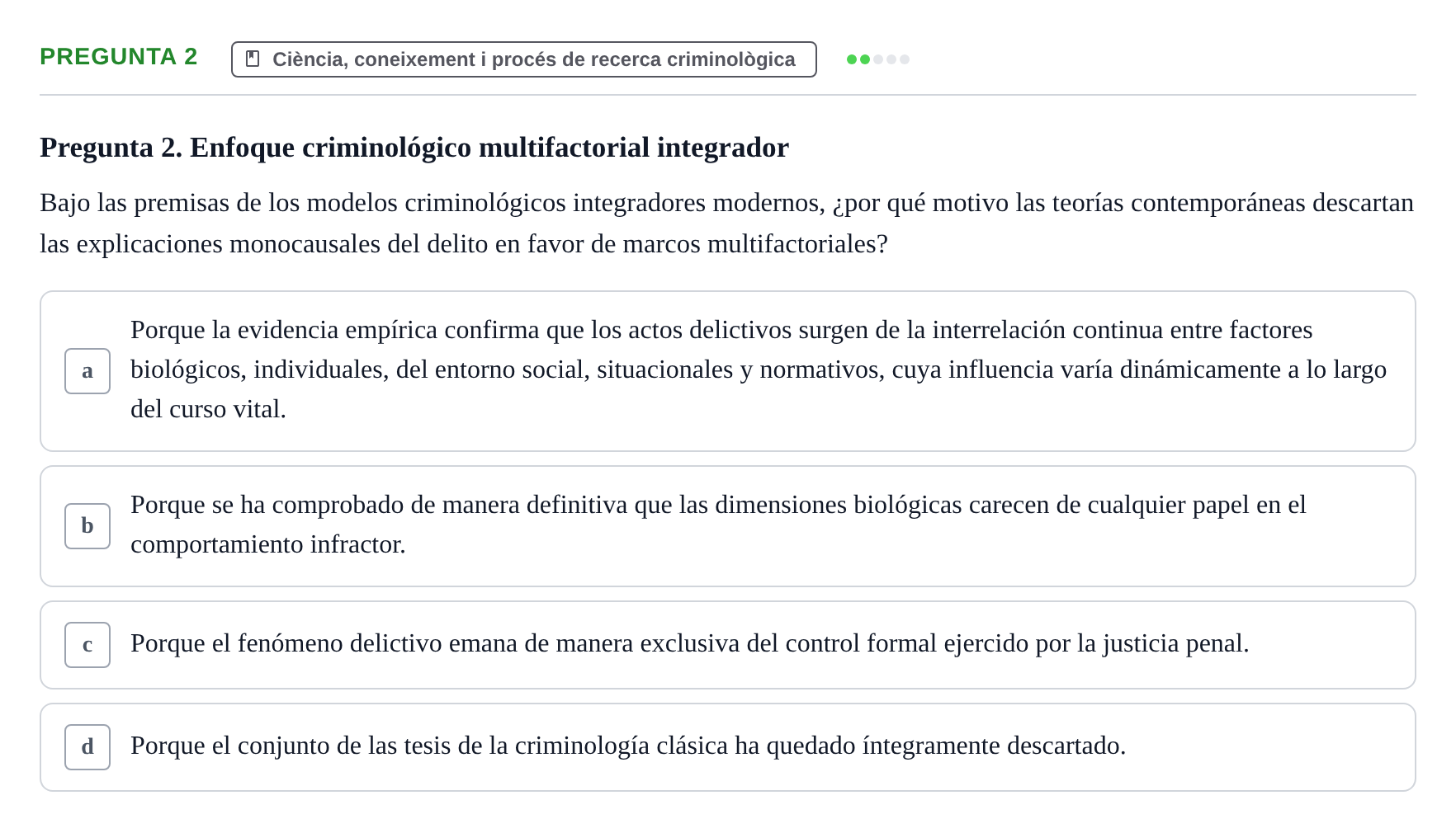 Enunciado: Pregunta 2