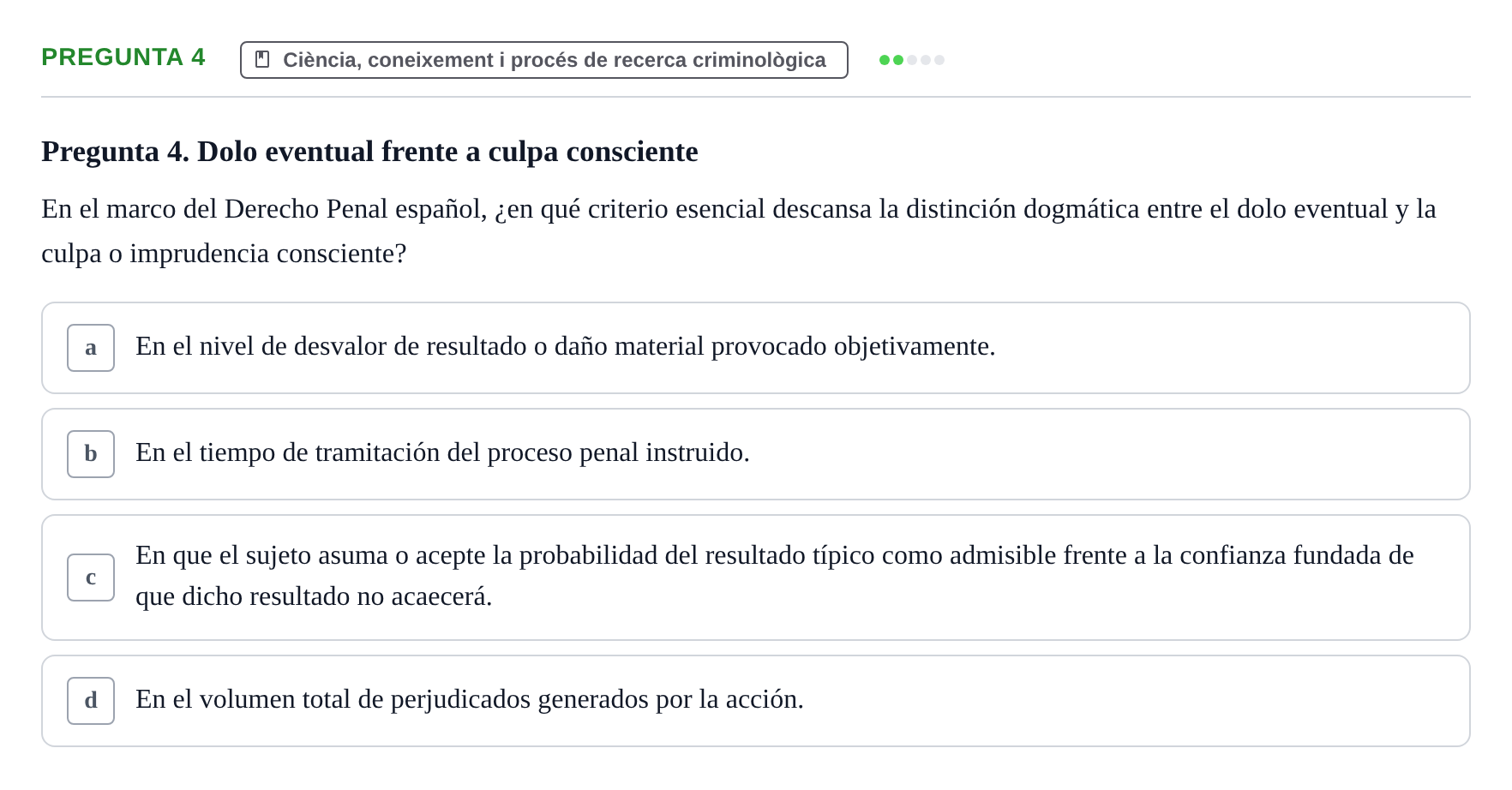 Enunciado: Pregunta 4