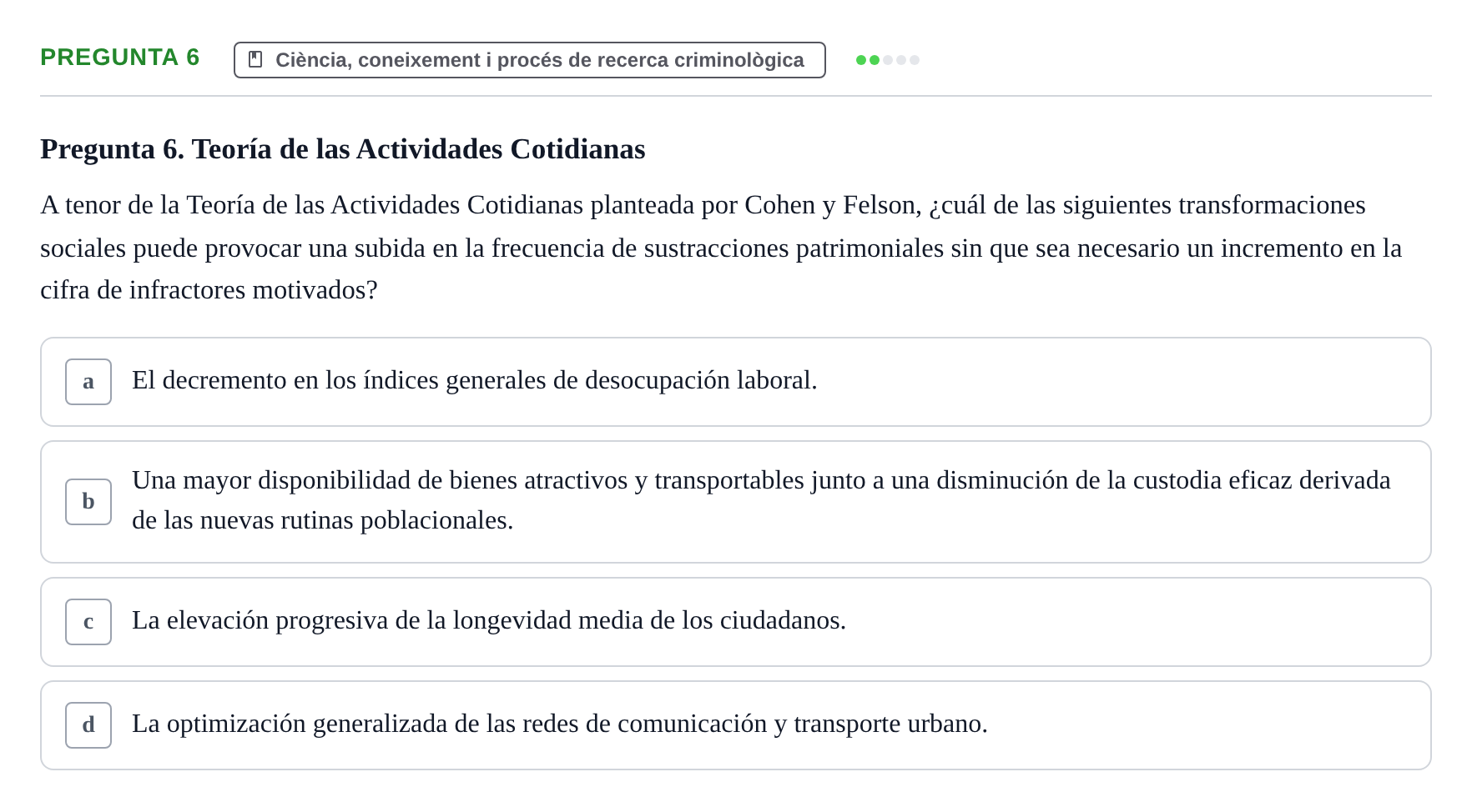 Enunciado: Pregunta 6