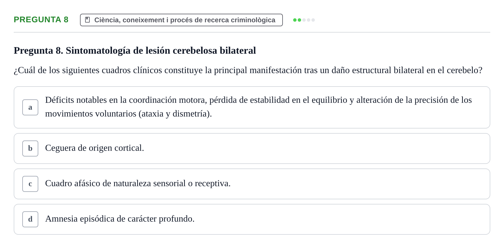 Enunciado: Pregunta 8