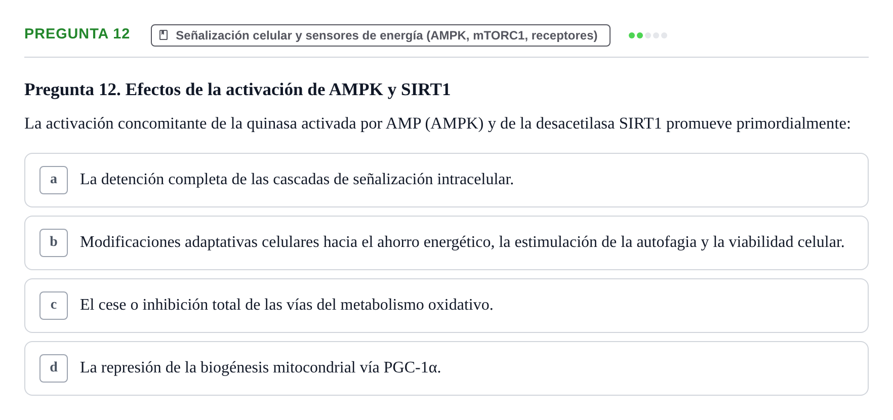 Enunciado: Pregunta 12