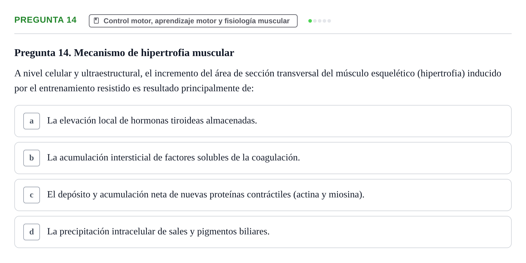 Enunciado: Pregunta 14