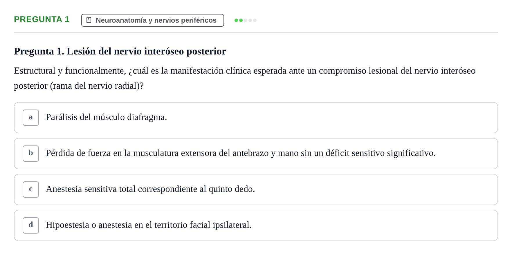 Enunciado: Pregunta 1