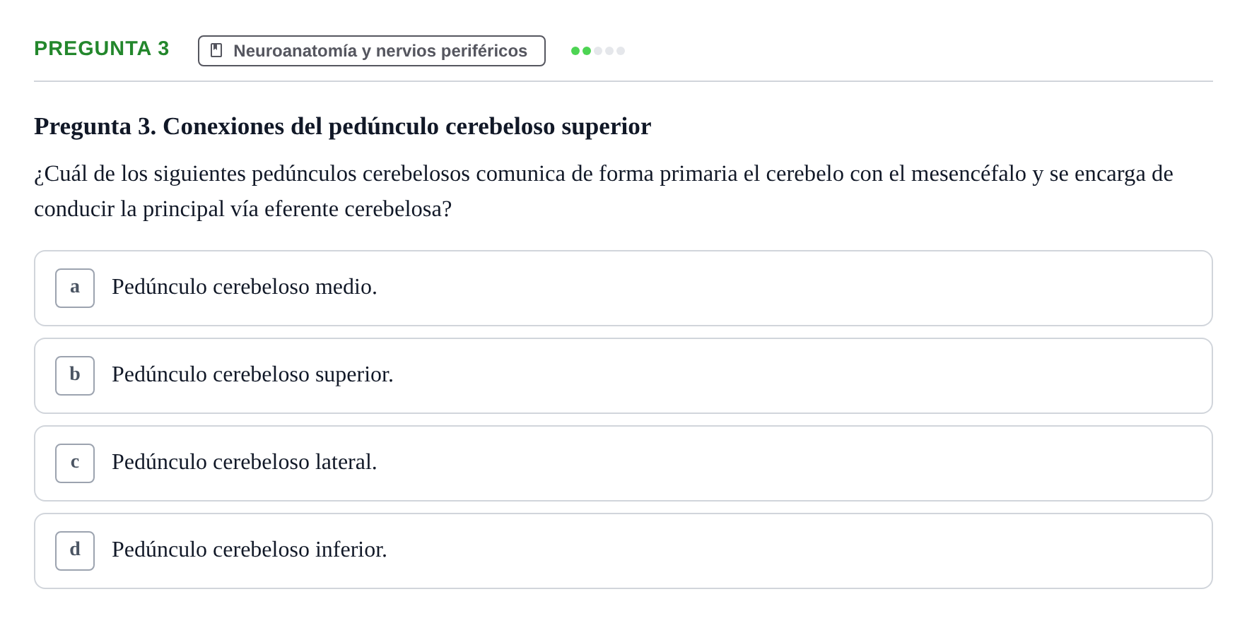 Enunciado: Pregunta 3
