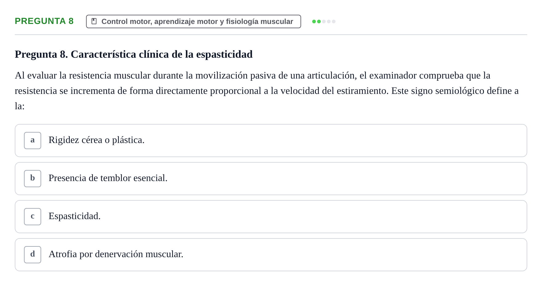 Enunciado: Pregunta 8