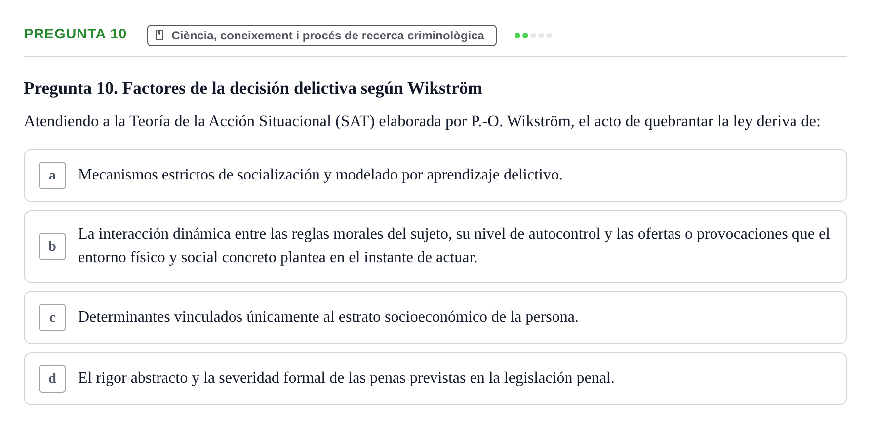 Enunciado: Pregunta 10