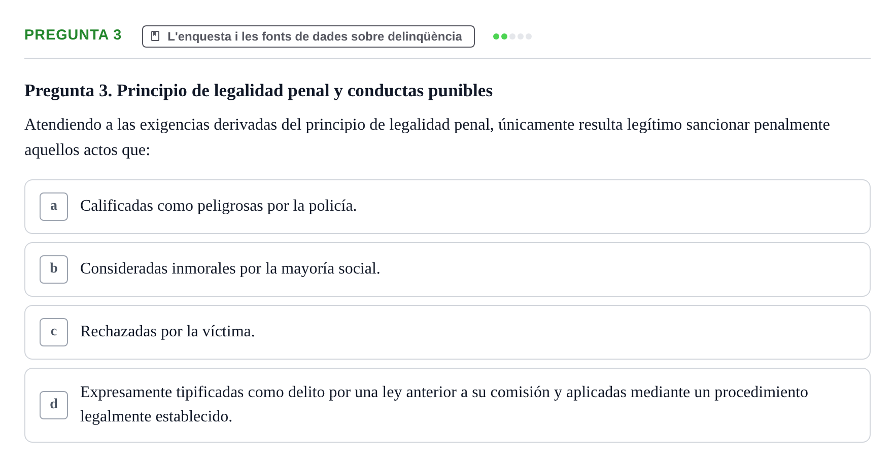 Enunciado: Pregunta 3