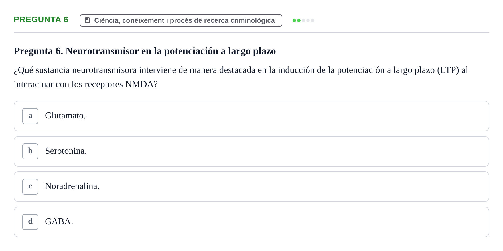 Enunciado: Pregunta 6