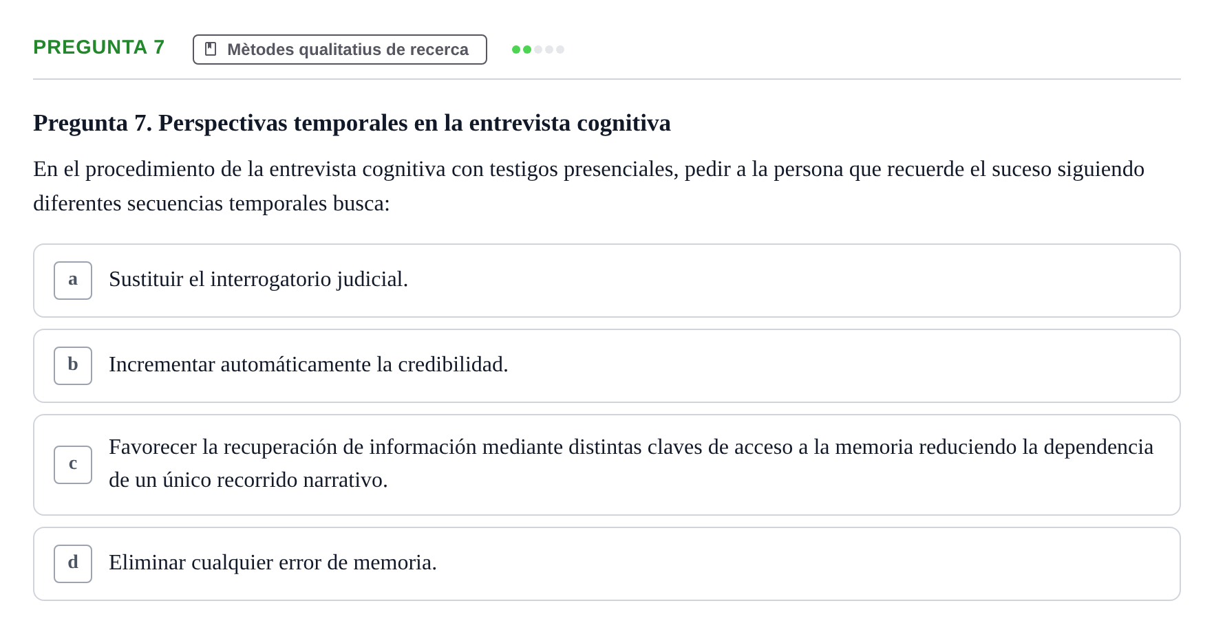 Enunciado: Pregunta 7