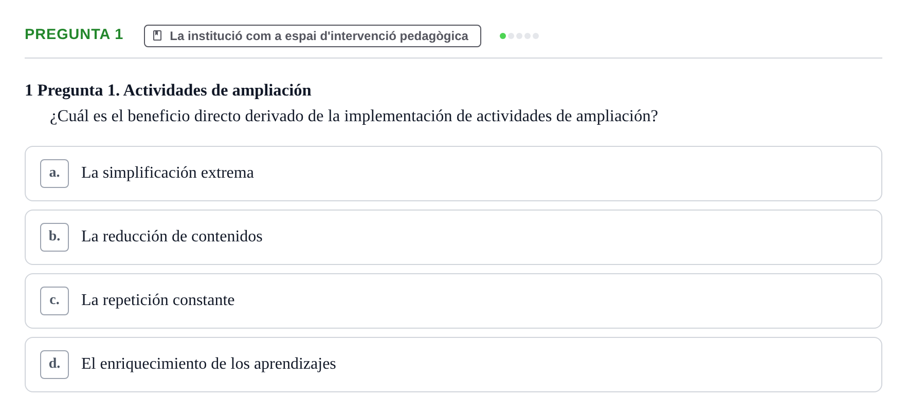 Enunciado: Pregunta 1