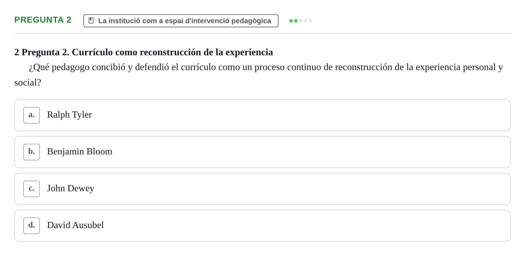 Enunciado: Pregunta 2