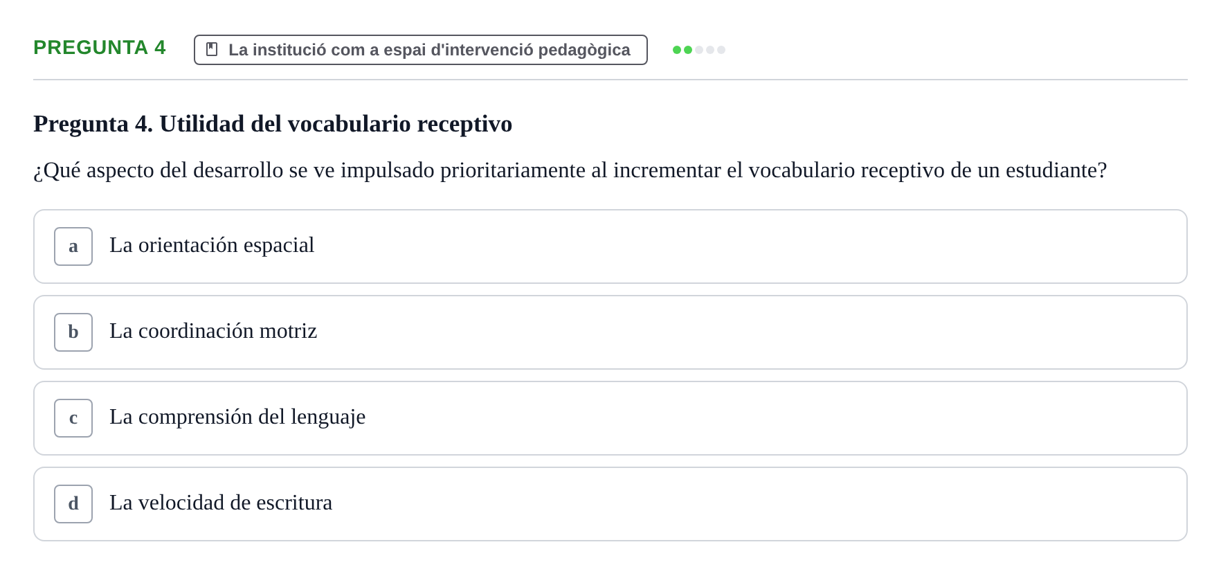 Enunciado: Pregunta 4