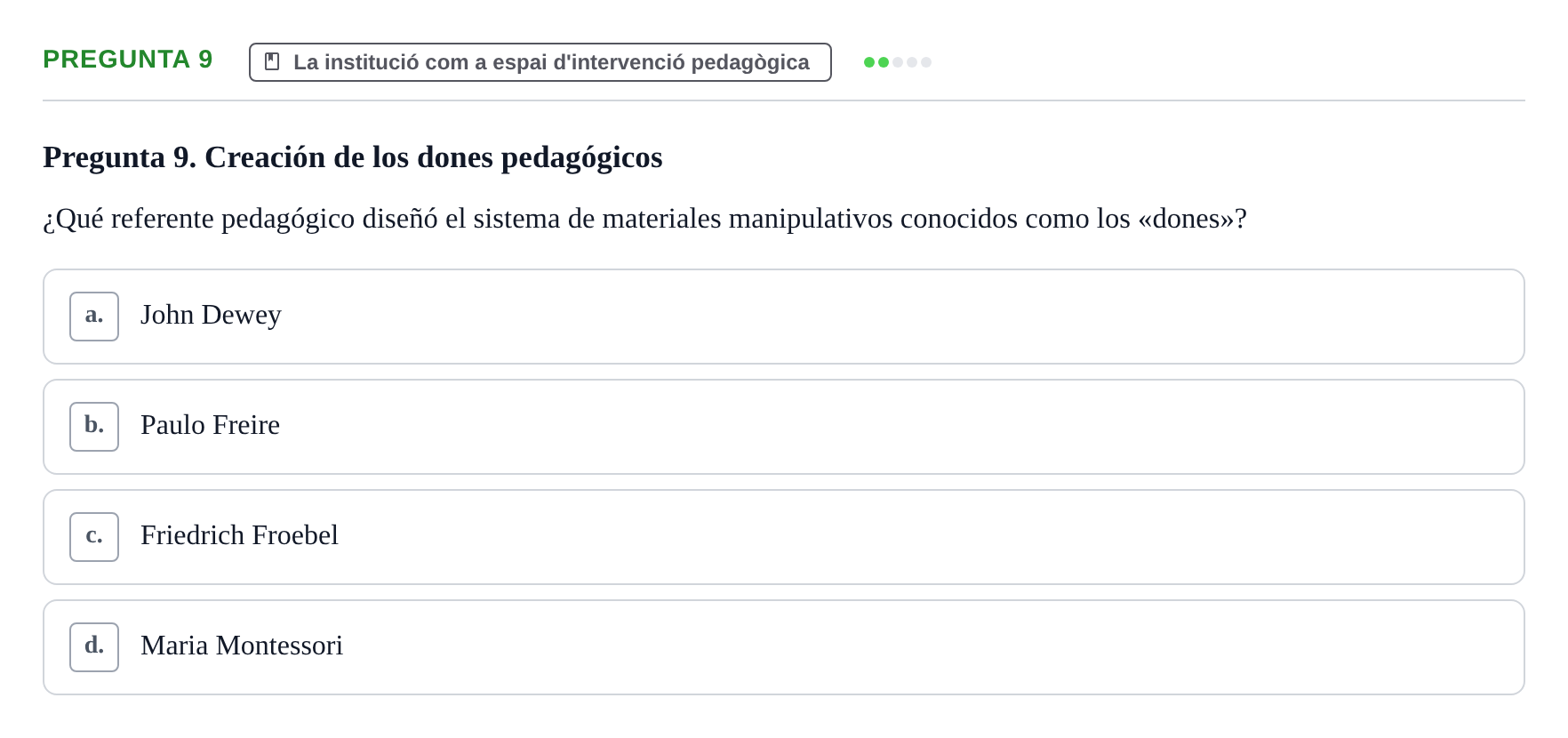 Enunciado: Pregunta 9