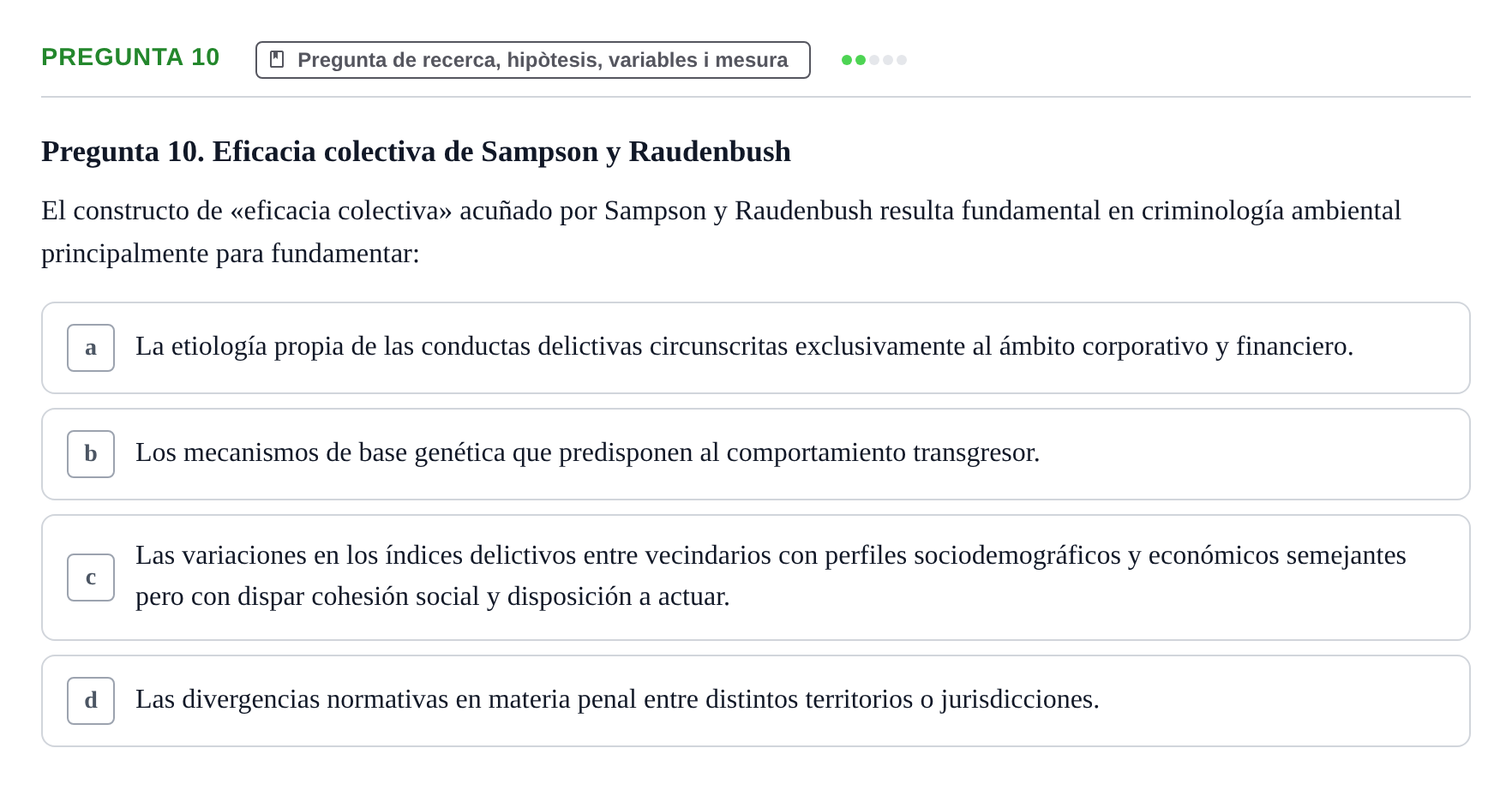 Enunciado: Pregunta 10