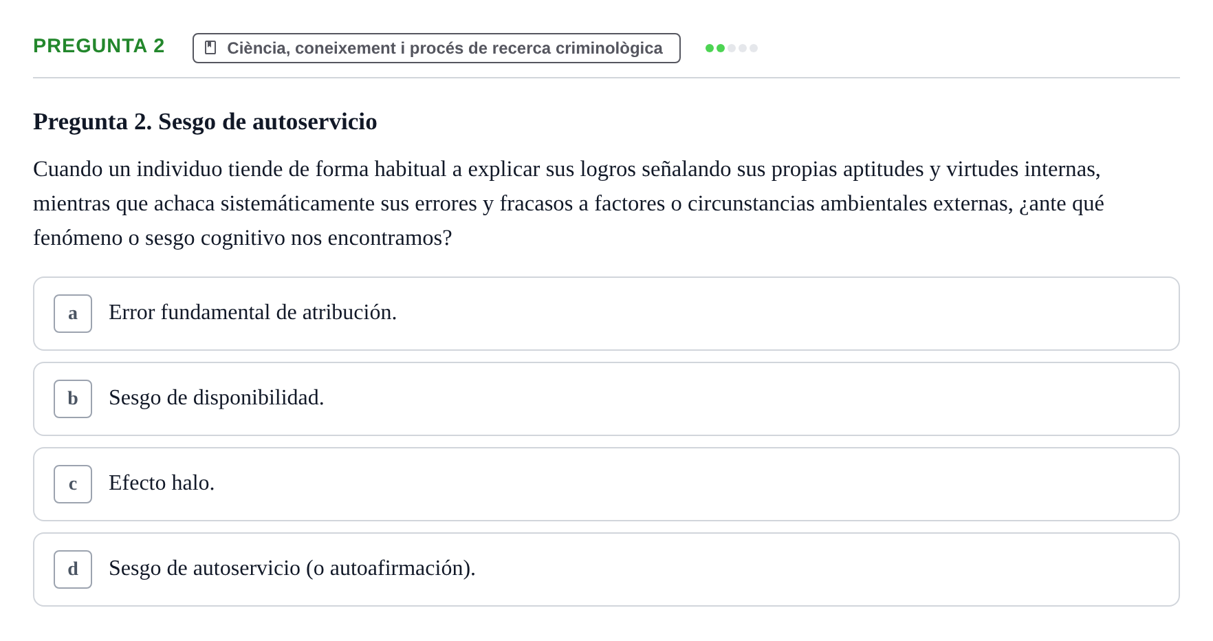 Enunciado: Pregunta 2