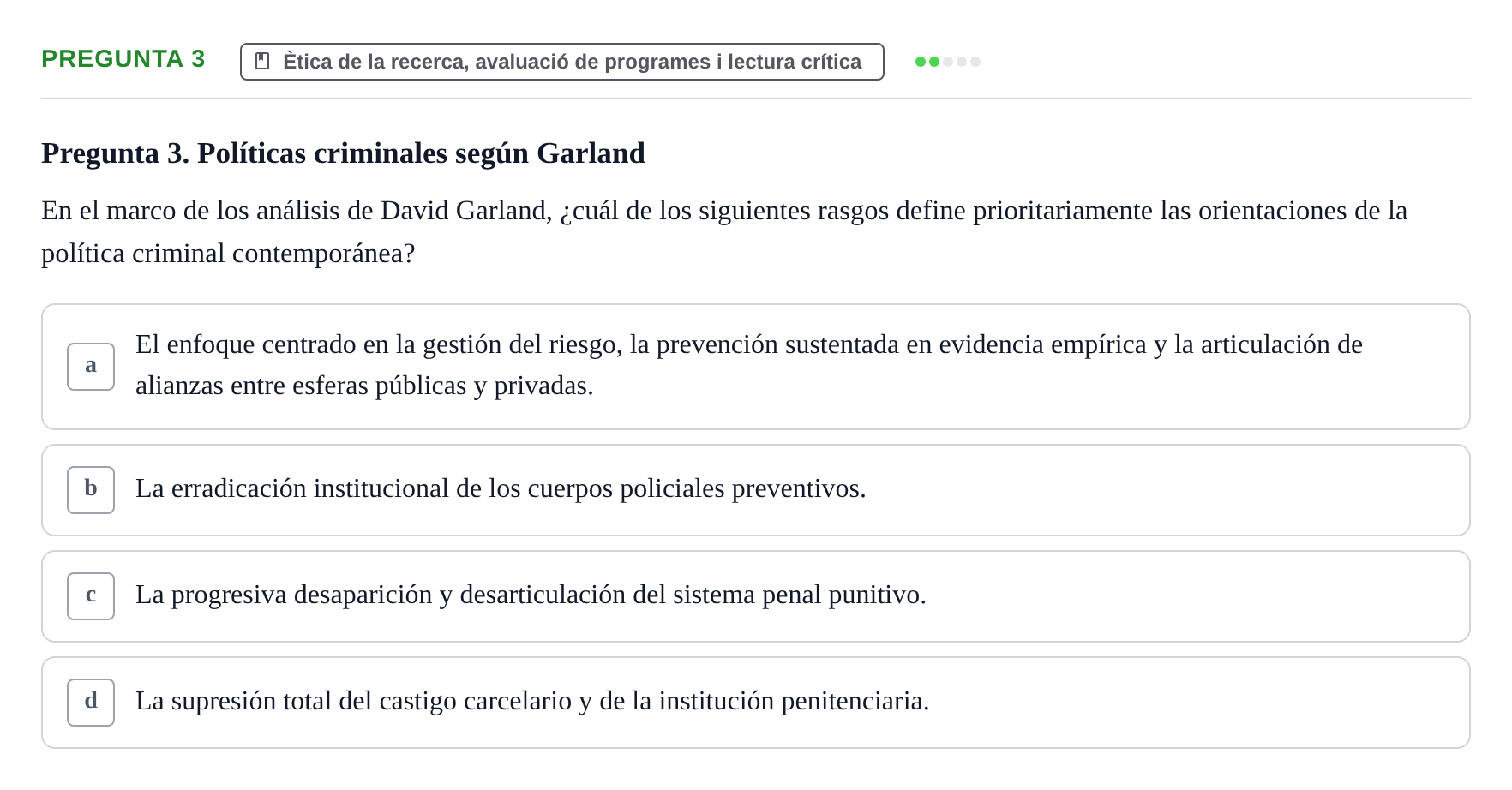 Enunciado: Pregunta 3