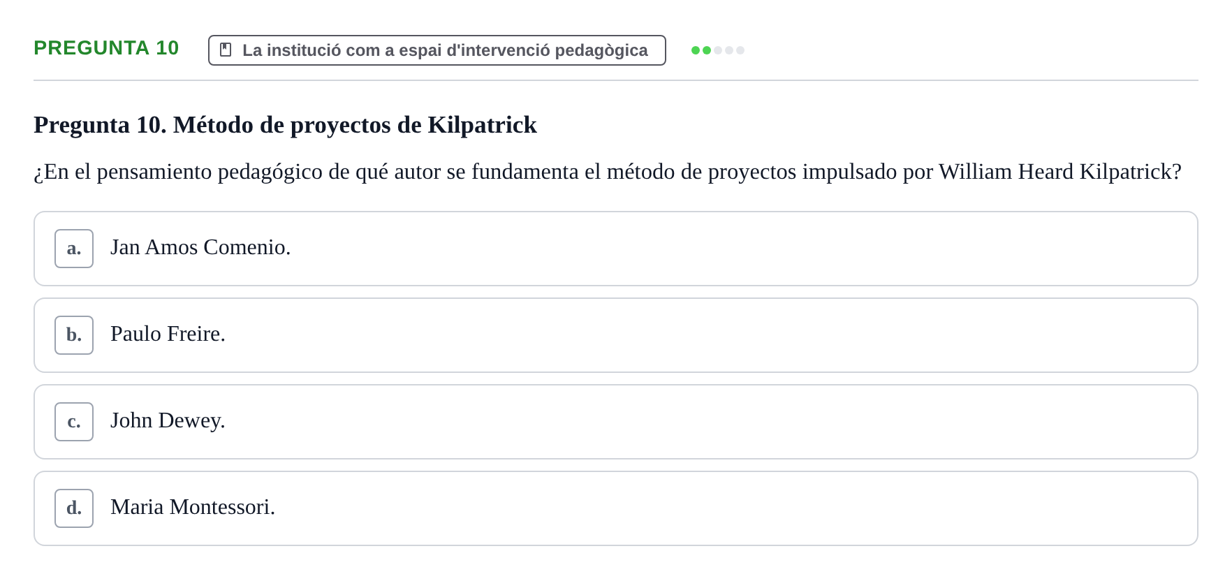 Enunciado: Pregunta 10