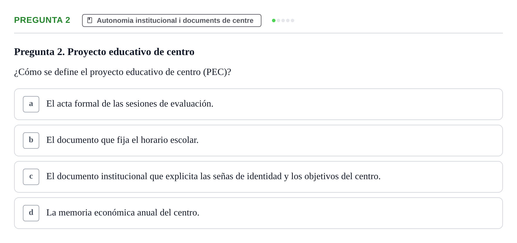 Enunciado: Pregunta 2