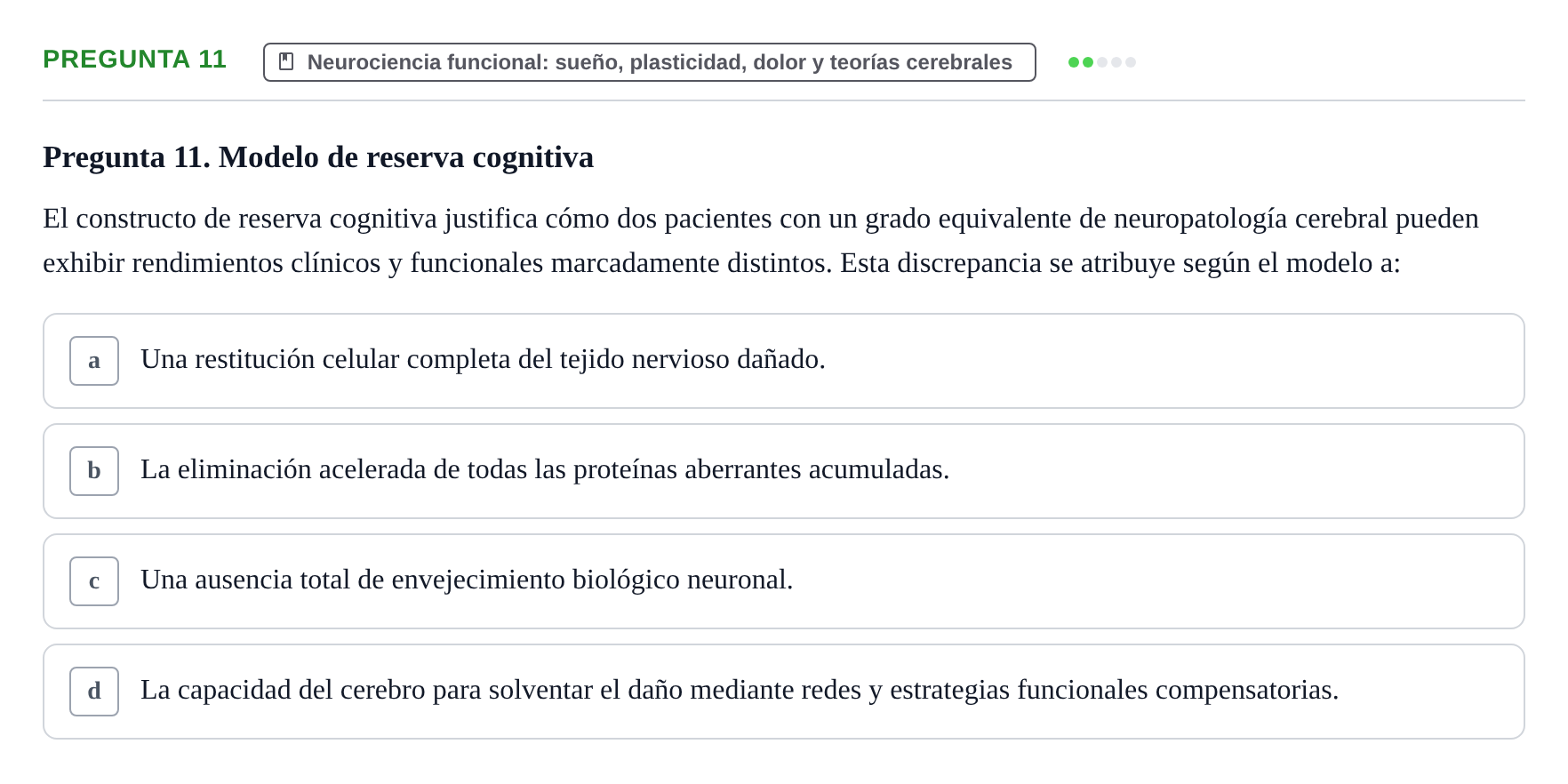 Enunciado: Pregunta 11
