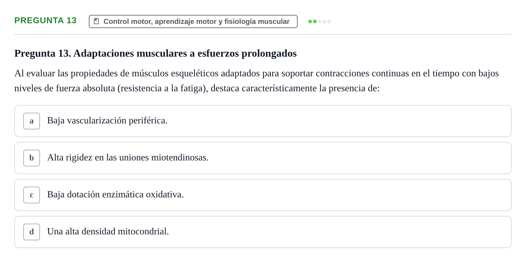 Enunciado: Pregunta 13