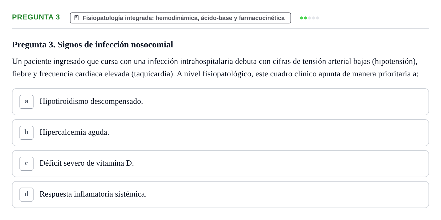 Enunciado: Pregunta 3