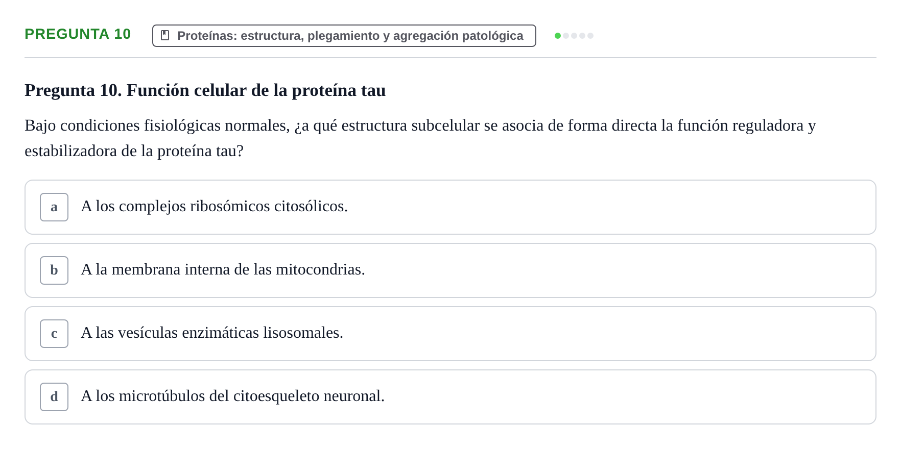 Enunciado: Pregunta 10