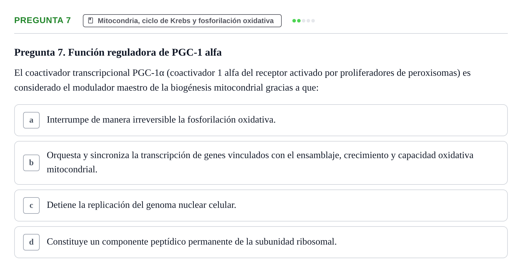Enunciado: Pregunta 7