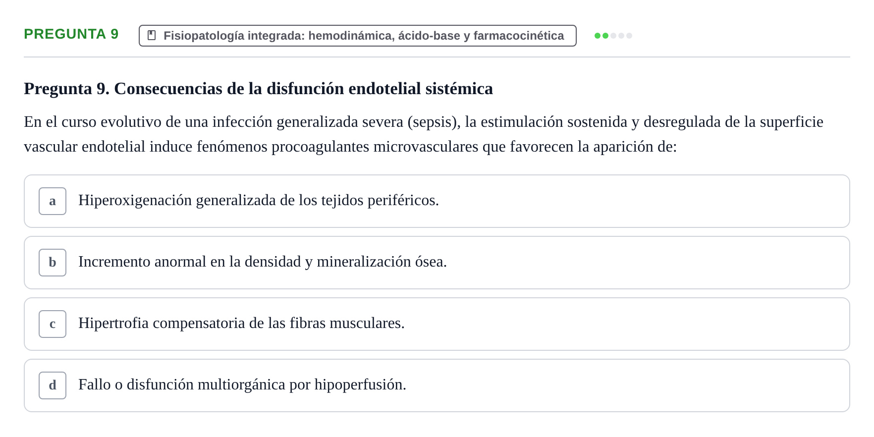 Enunciado: Pregunta 9