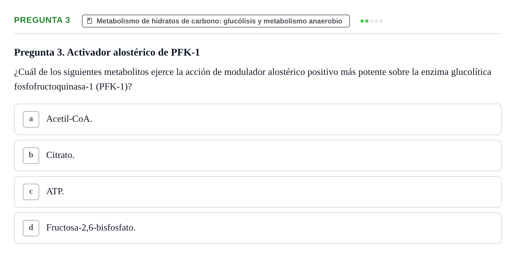 Enunciado: Pregunta 3