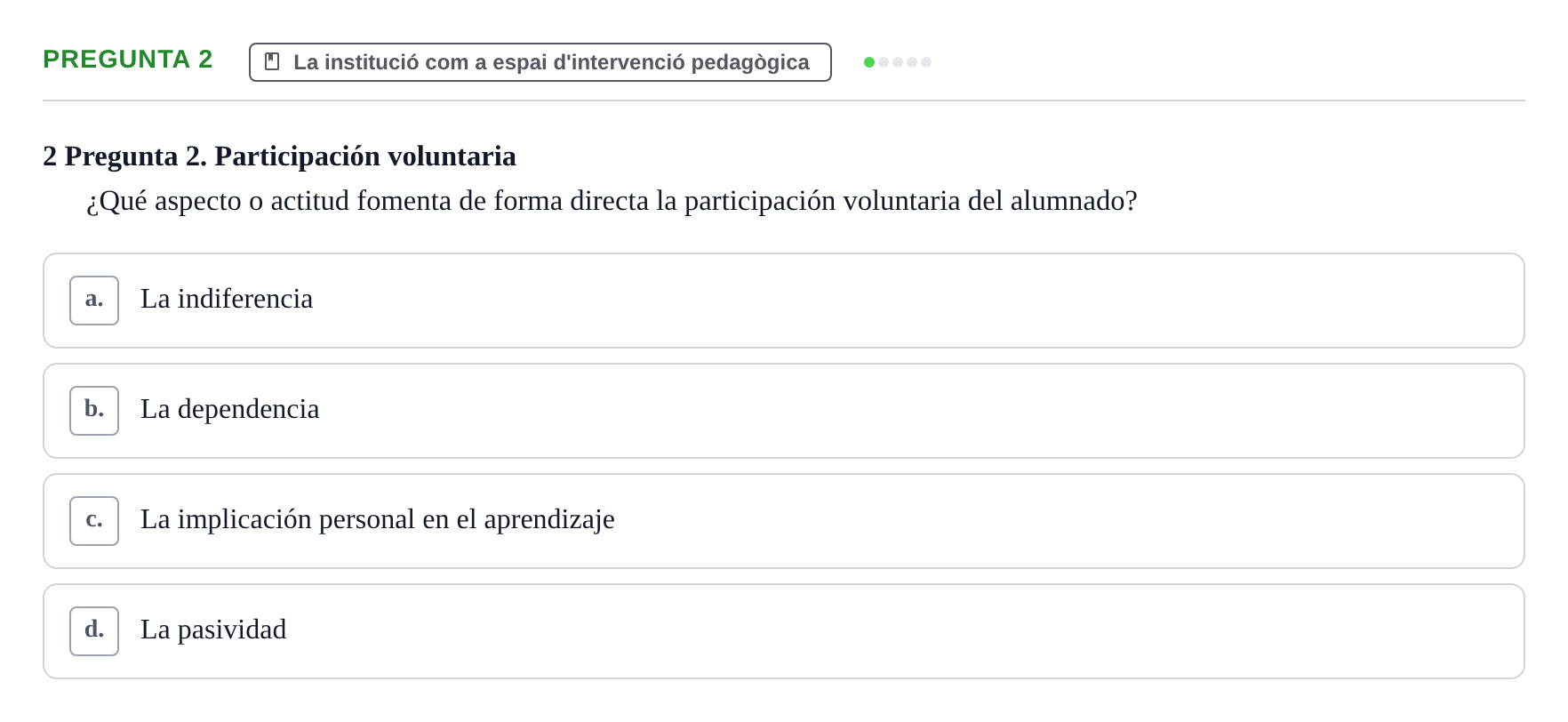 Enunciado: Pregunta 2