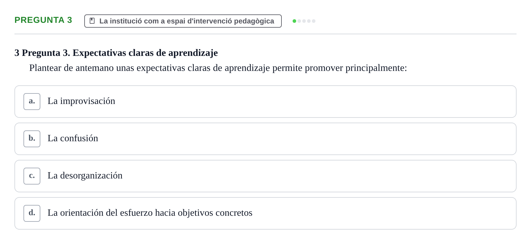 Enunciado: Pregunta 3