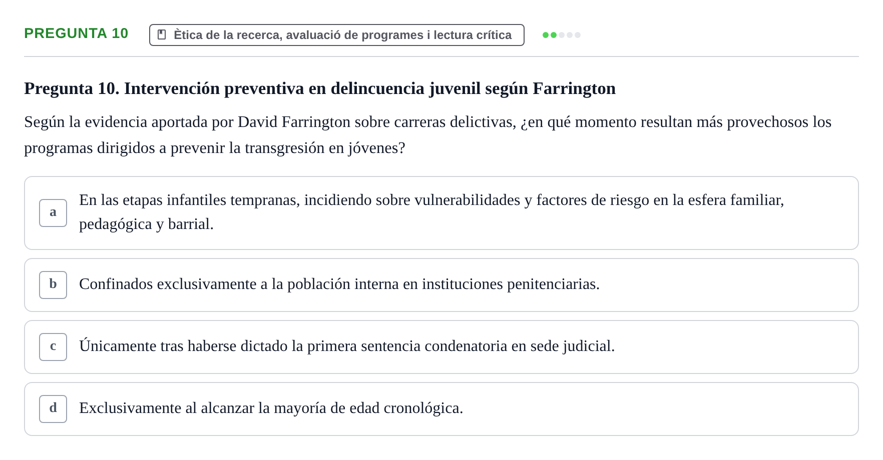 Enunciado: Pregunta 10