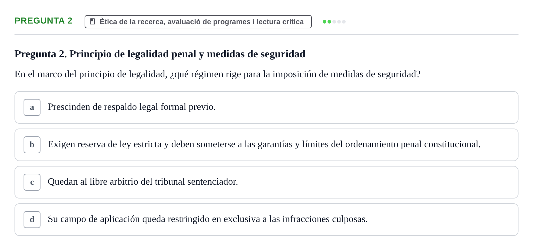 Enunciado: Pregunta 2