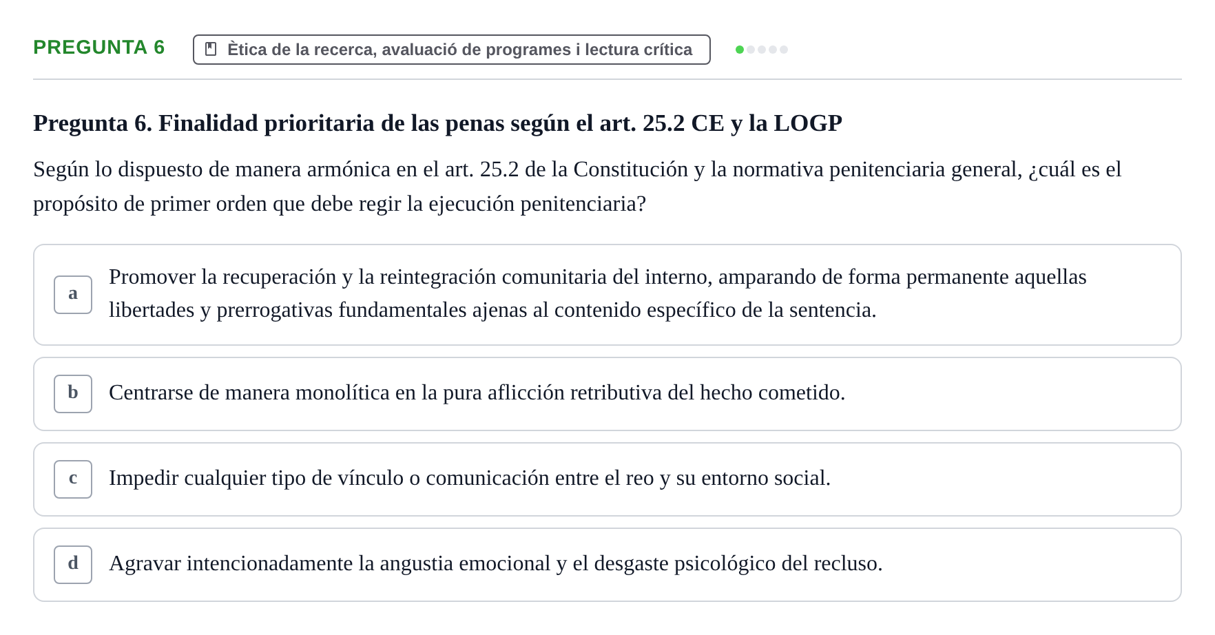 Enunciado: Pregunta 6