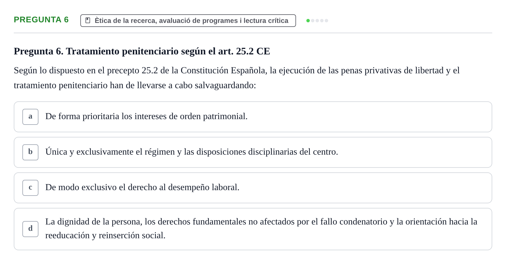 Enunciado: Pregunta 6