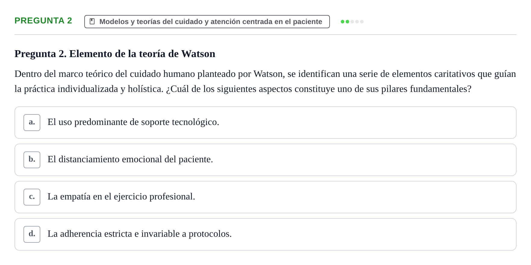Enunciado: Pregunta 2
