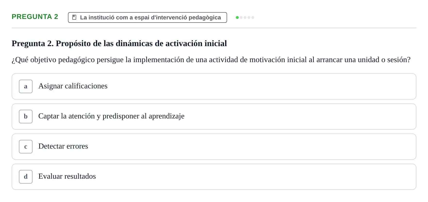 Enunciado: Pregunta 2