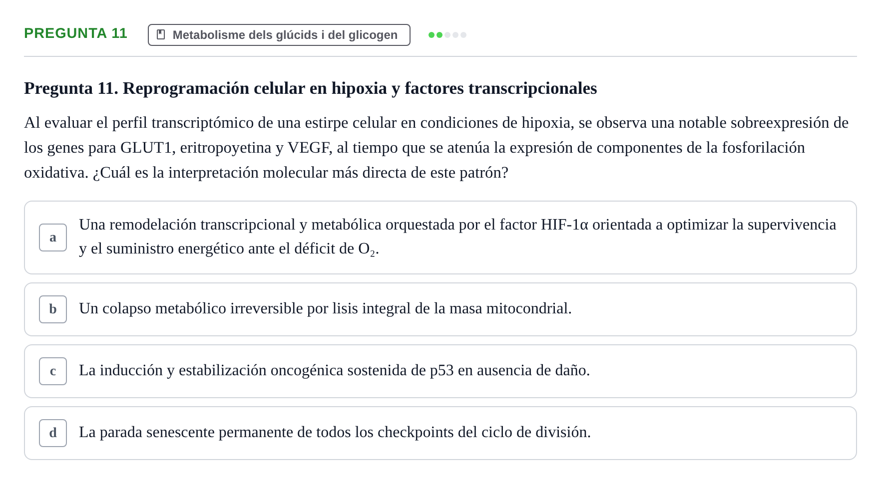 Enunciado: Pregunta 11