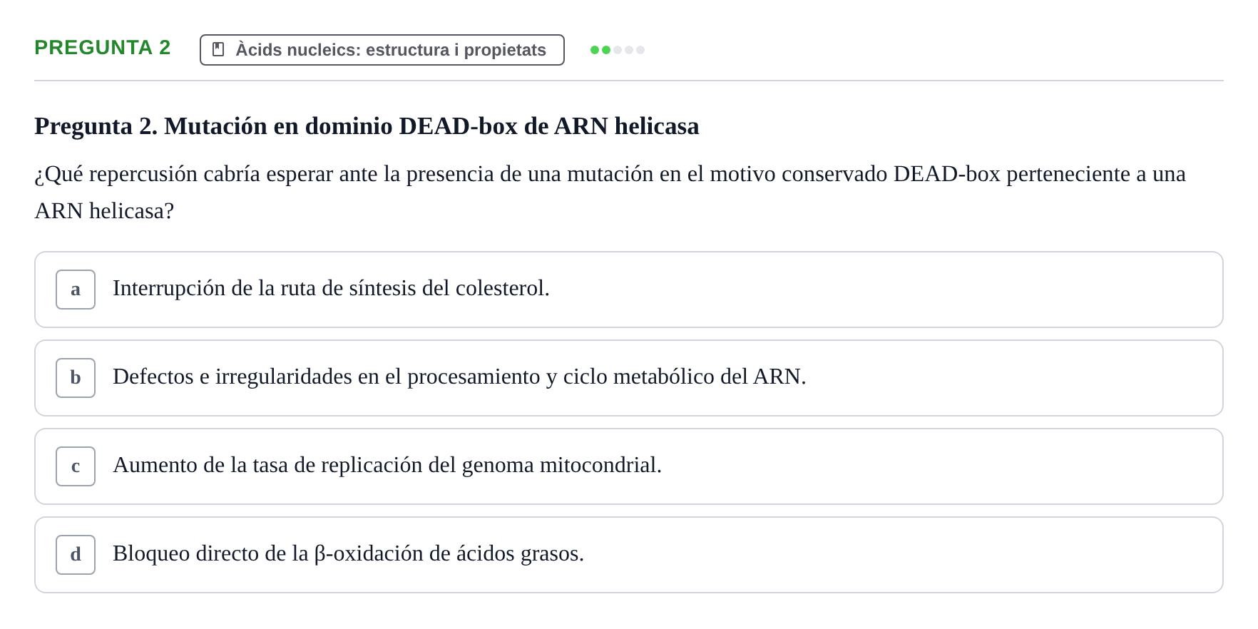 Enunciado: Pregunta 2