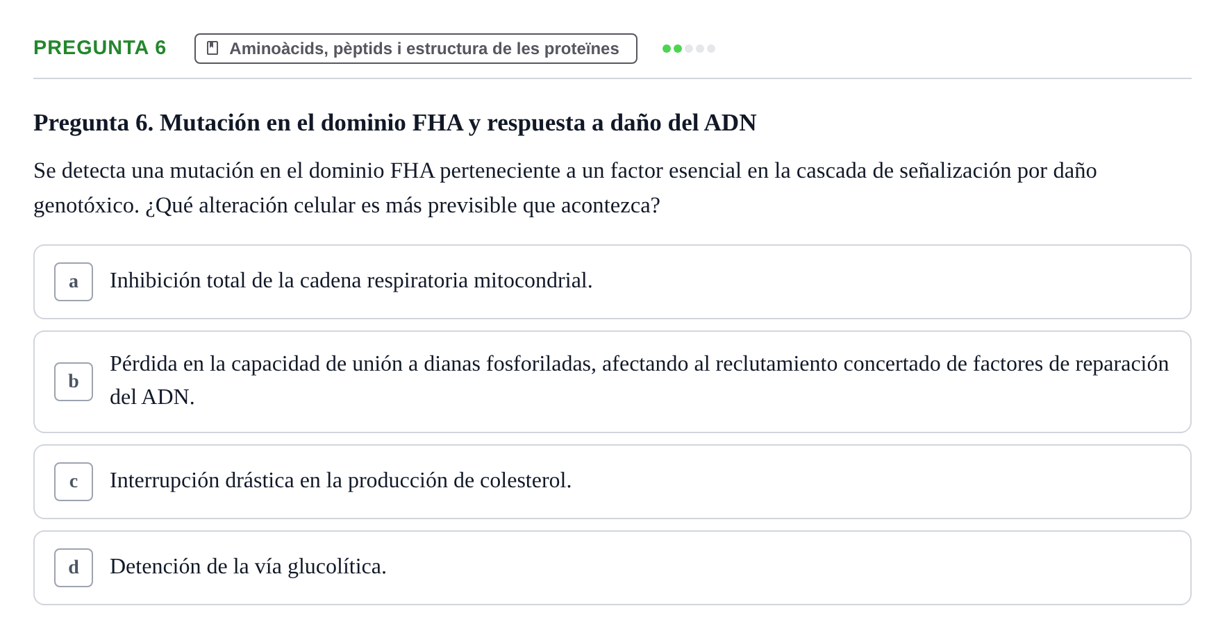 Enunciado: Pregunta 6