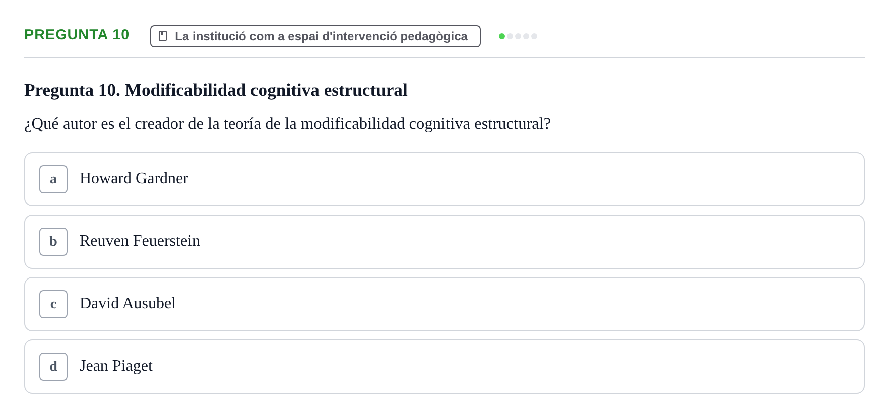 Enunciado: Pregunta 10