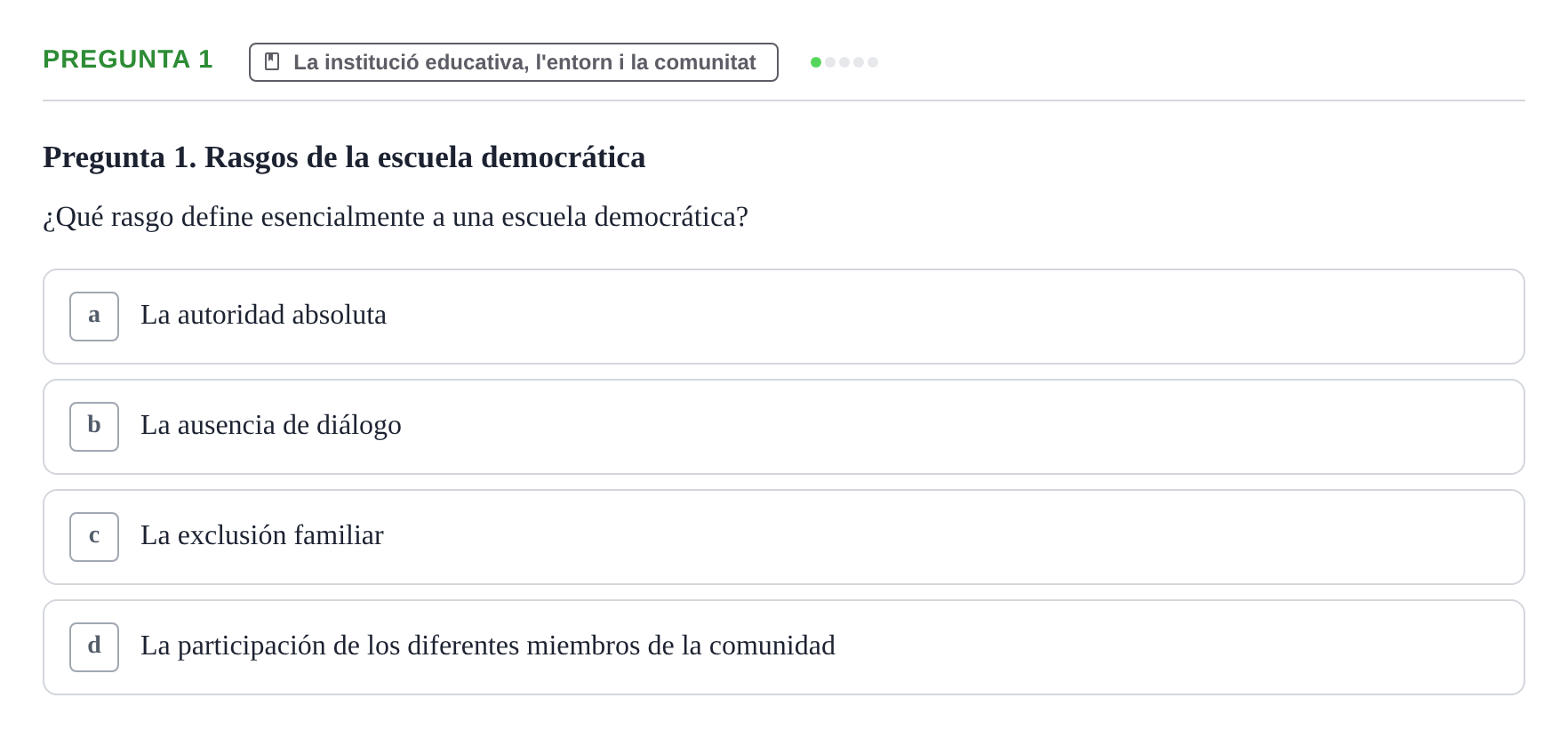 Enunciado: Pregunta 1