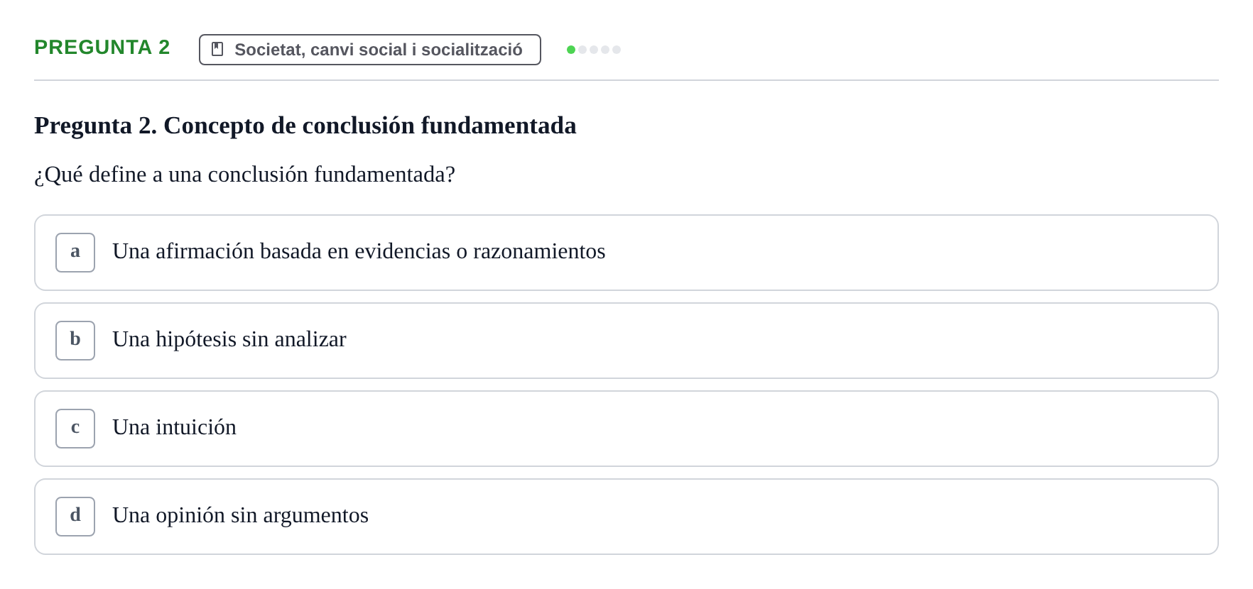 Enunciado: Pregunta 2