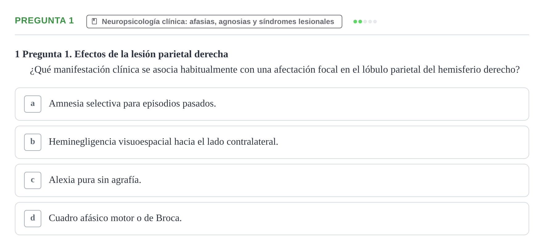 Enunciado: Pregunta 1