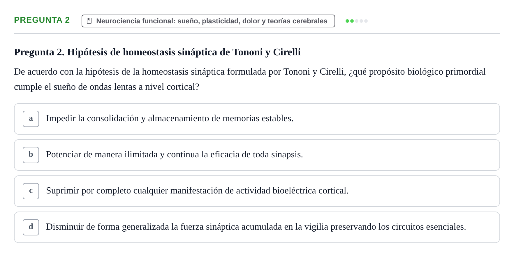 Enunciado: Pregunta 2