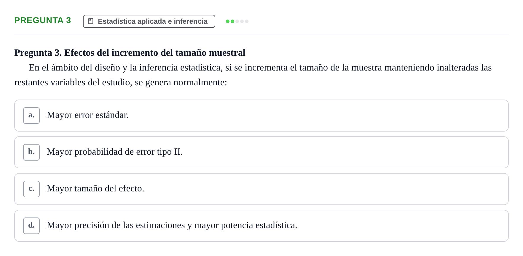Enunciado: Pregunta 3