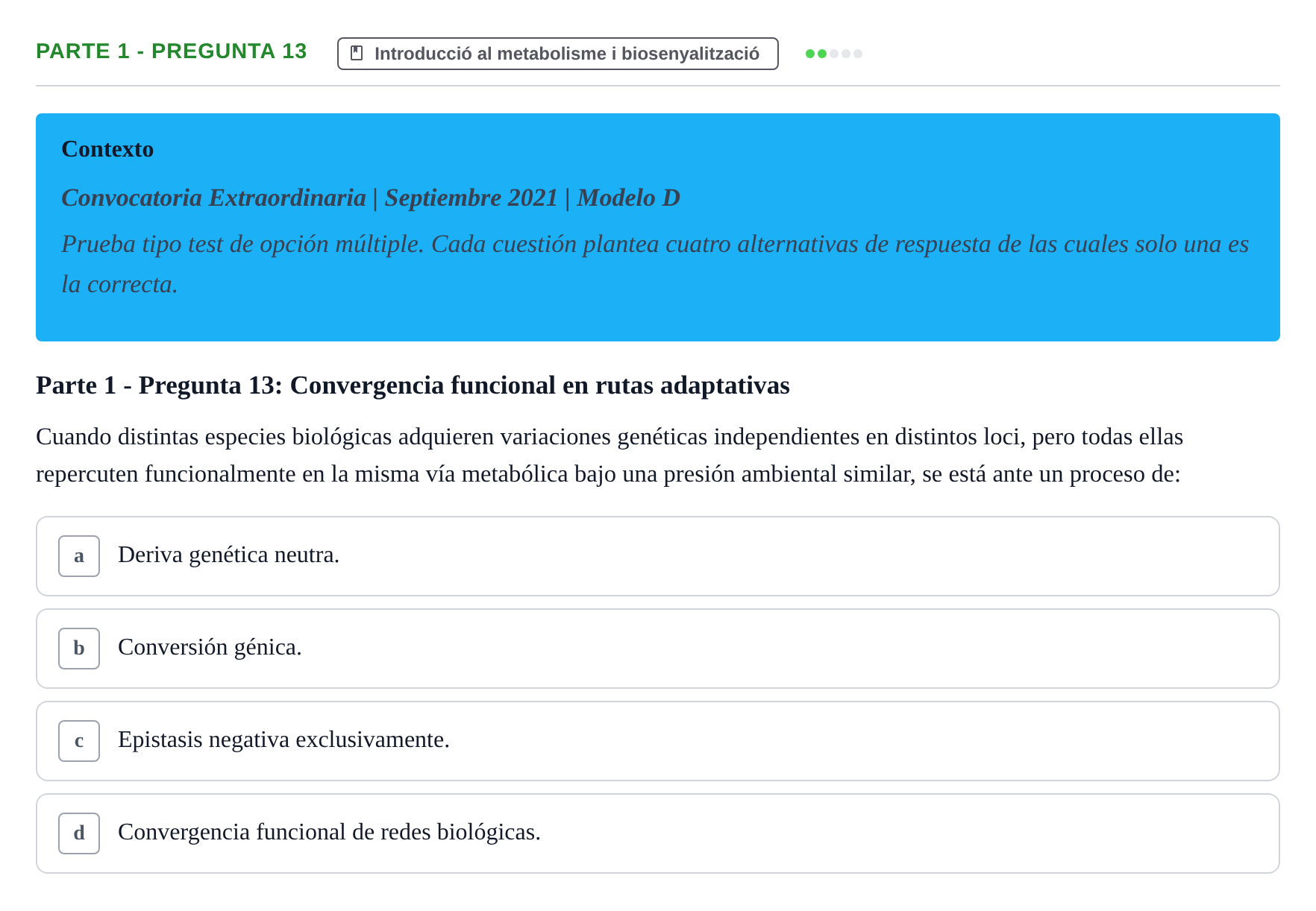 Enunciado: Parte 1 - Pregunta 13