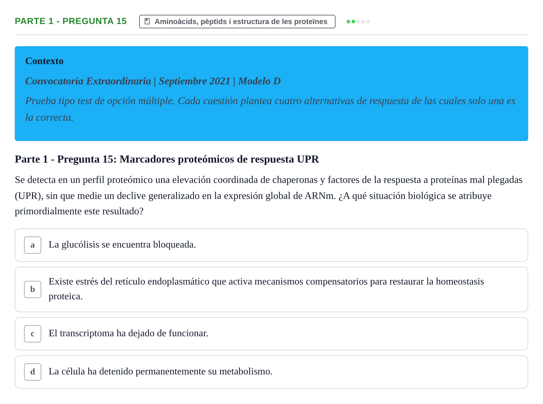 Enunciado: Parte 1 - Pregunta 15