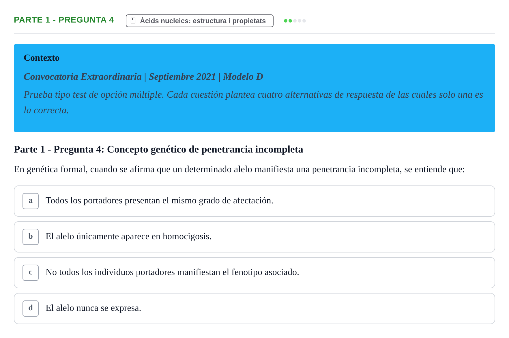 Enunciado: Parte 1 - Pregunta 4